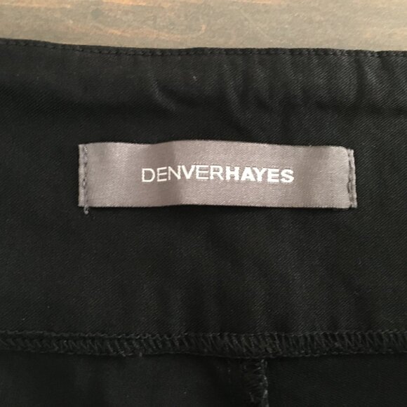[Denver Hayes] Black False Pocket Dress Capris | 12 | Great - Picture 12 of 14